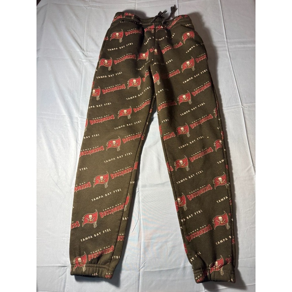 Youth Tampa Bay Buccaneers NFL All-Over Print Logo Lounge Sweatpants